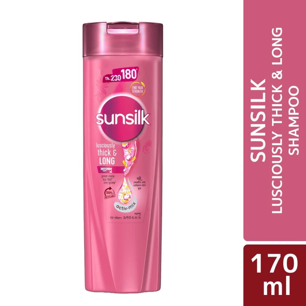 Sunsilk Lusciously Thick & Long Shampoo 170ml