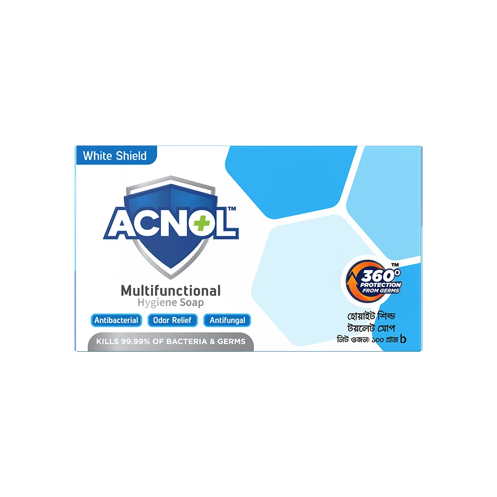 ACNOL Multifunctional Hygiene Soap (White Shield) 100gm