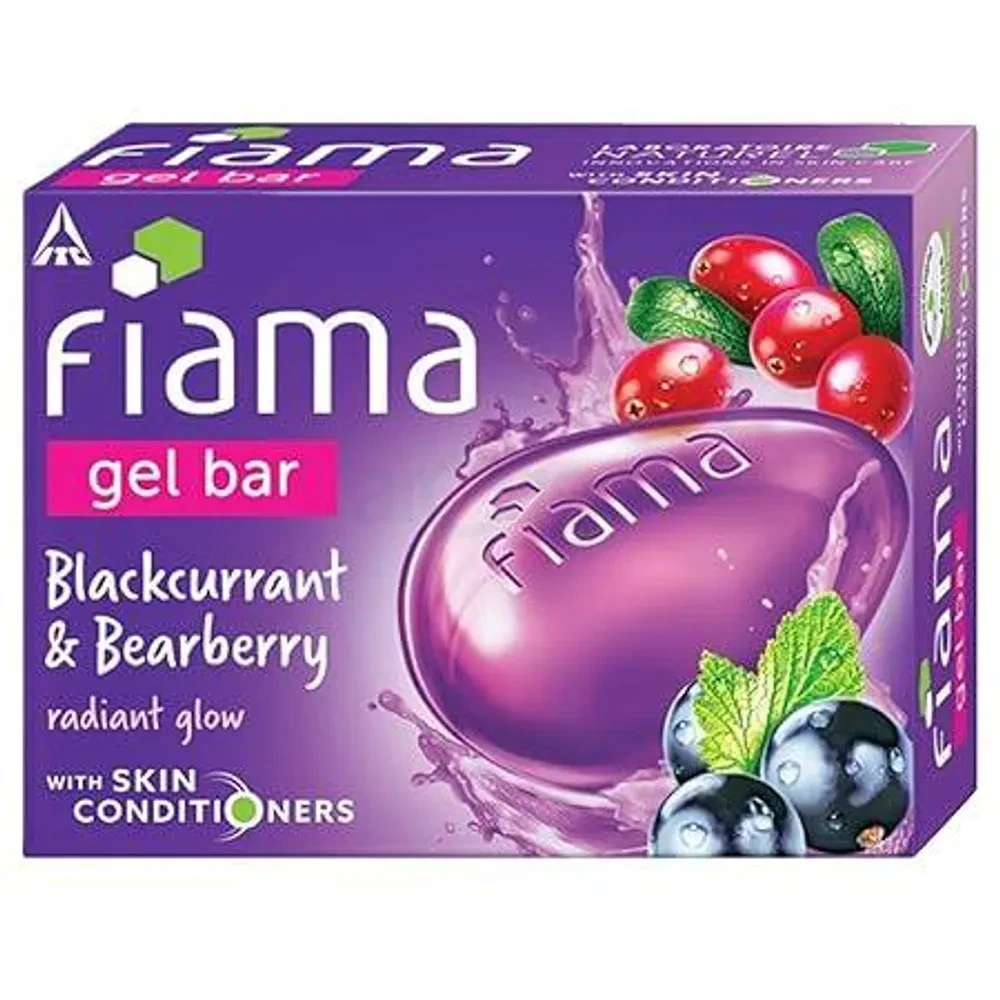 Fiama Radiant Glow Gel Bar with Blackcurrant & Bearberry 125g