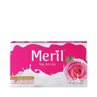 Meril Milk & Rose Soap Bar 150 gm