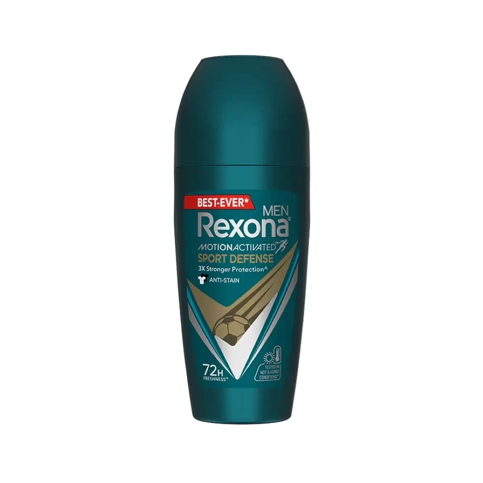 Rexona 72hr Men Sport Defense Anti-Stain Antiperspirant Roll On – 45ml