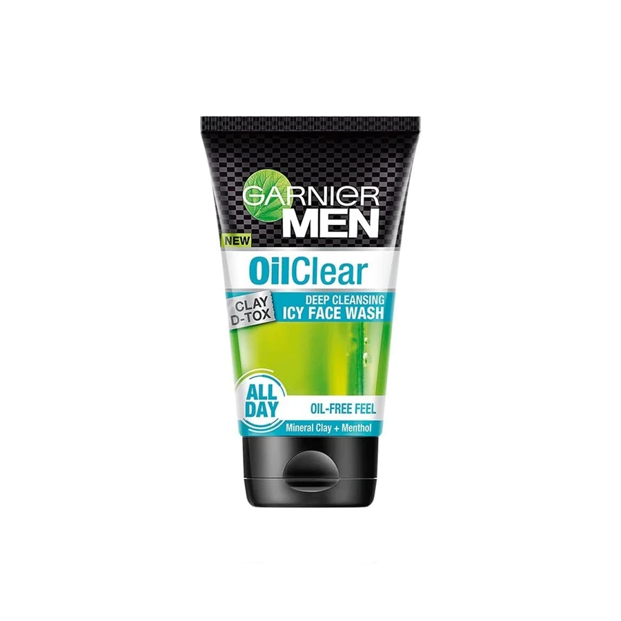 Garnier Men Oil Clear Clay D-Tox Face Wash – 50g