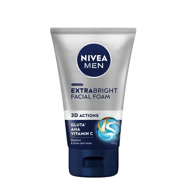 NIVEA Men Extra Bright Face Wash – 100g