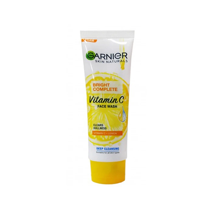 Garnier Bright Complete Vitamin C Face Wash – 100gm